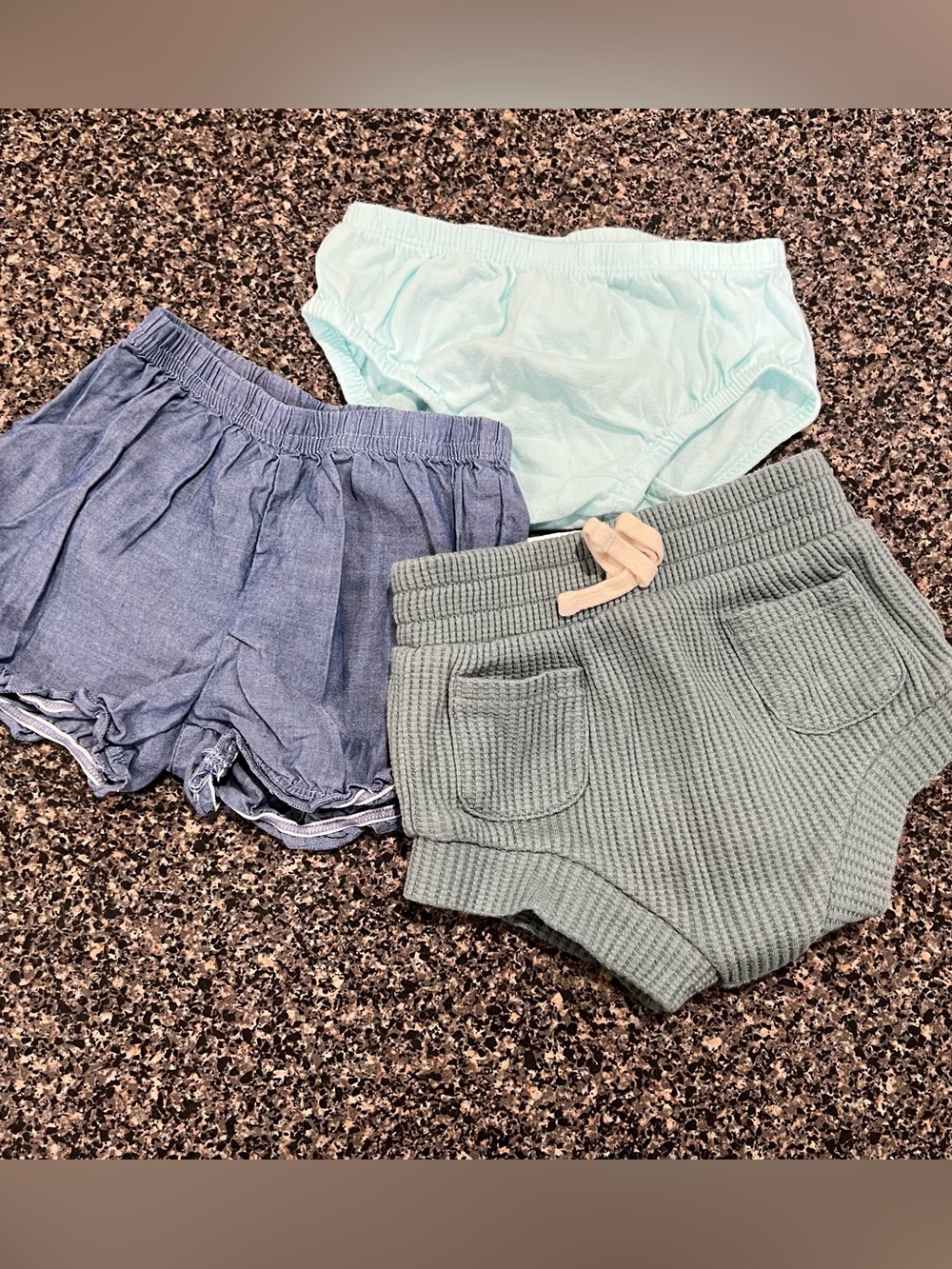 Carters and Grayson Mini Baby Girls Shorts 6-9 mos